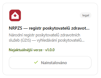 NRPZS — register poskytovateľov zdravotných služieb
