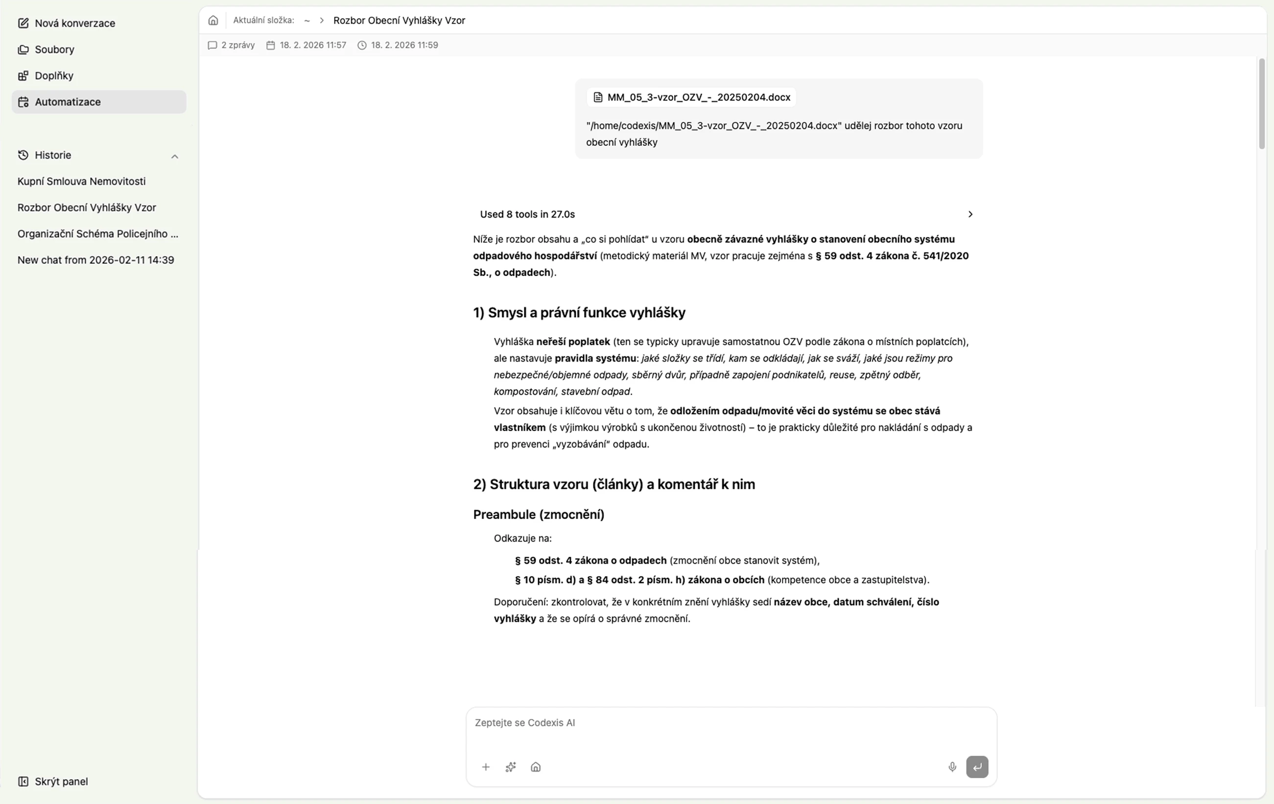 Ověřené právní rešerše