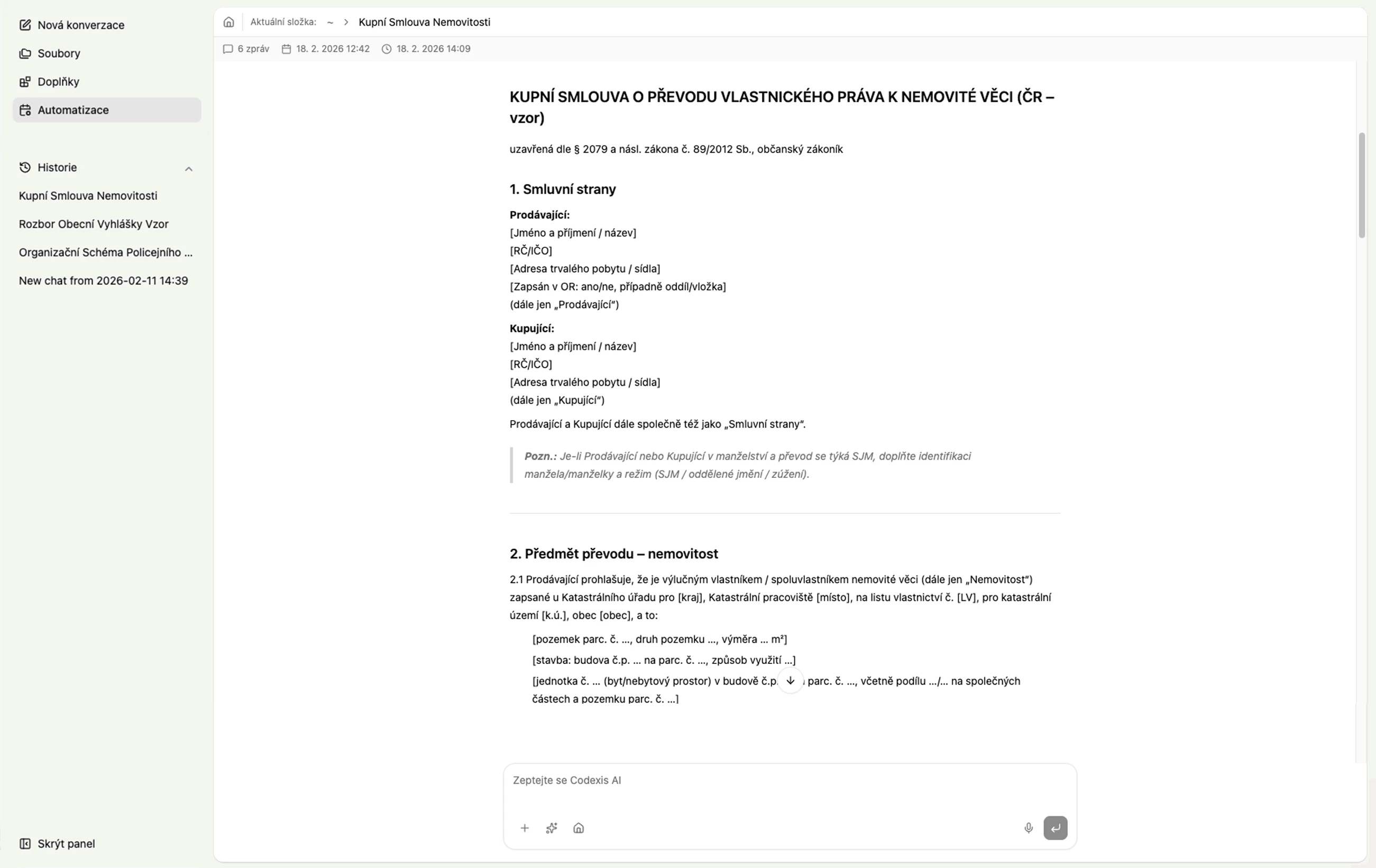 Automatizace právních úkonů